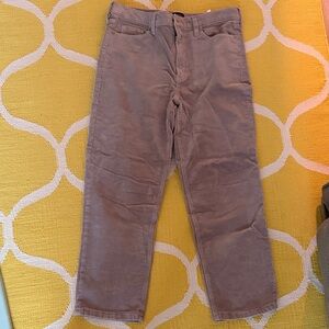 Banana Republic Tan Corduroy Straight Leg Pants